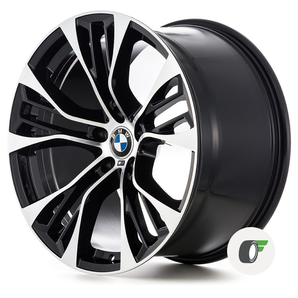 RODA BMW X5 M RÉPLICA RAW / ARO 20x11 5X120 ET 35 / PRETA DIAMANTADA
